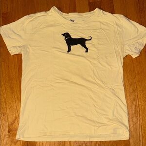 The Black Dog Black and Yellow Short Sleeve Tee